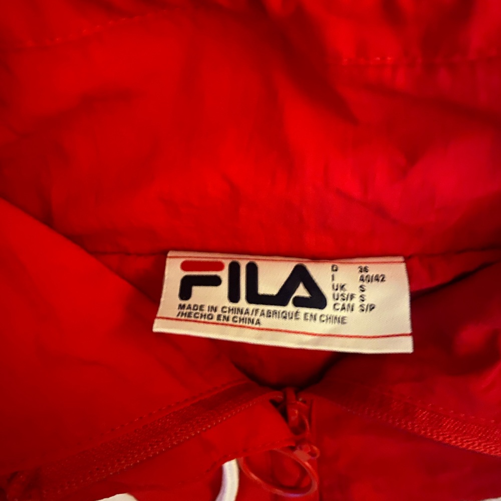 Fila crop windbreaker
